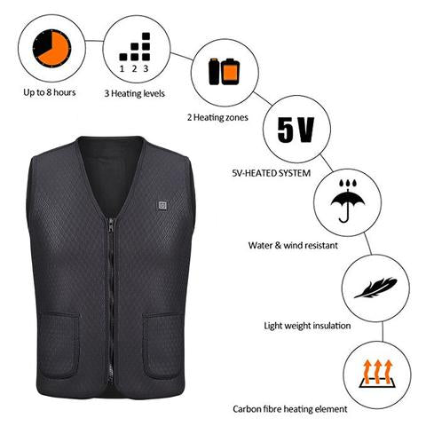 Electric Heated Outdoor Vest